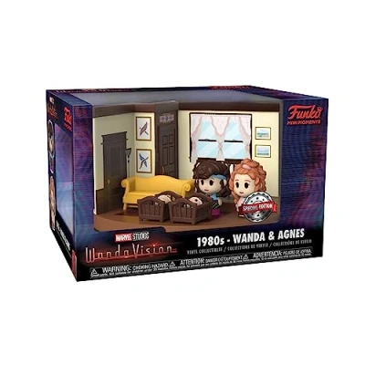 Image of Funko Mini Moments: Marvel: Wanda Vision LR 80’s Collectable Vinyl Figure Gift Idea Official Merchandise Toys for Kids &amp; Adults TV Fans Model Collectors and Display