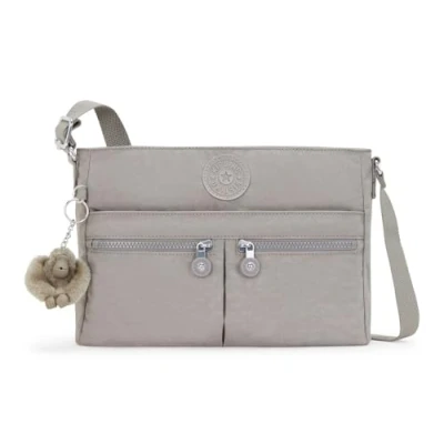 Image of Kipling New Angie Small Crossbody, Grey Gris (Grey)