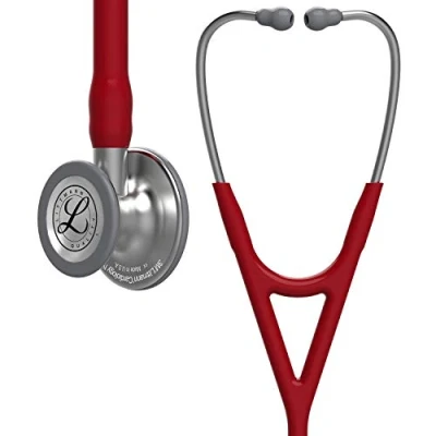 Image of 3M Littmann Cardiology IV Diagnostic Stethoscope, Burgundy Tube, 69 cm, 6184