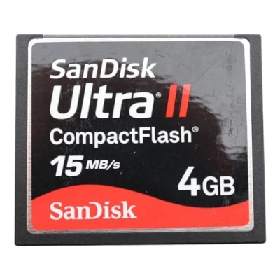 Image of Sandisk SDCFH 004G U46 4GB CompactFlash Memory Class 4 Flash (4 GB, CompactFlash, 4, 30 MB/s, MB/s)