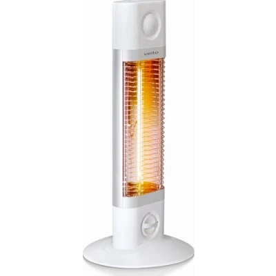 Image of Veito CH1200LT Free Standing Carbon Infrared Heater, White
