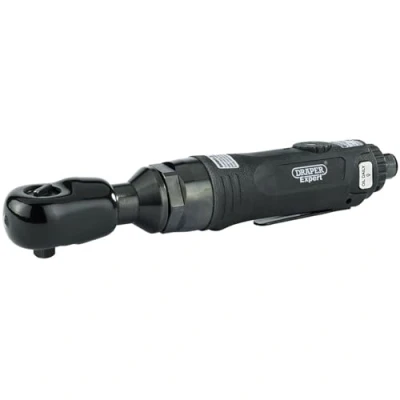 Image of Draper Soft Grip Reversible Air Ratchet, 3/8&quot; Sq. Dr.