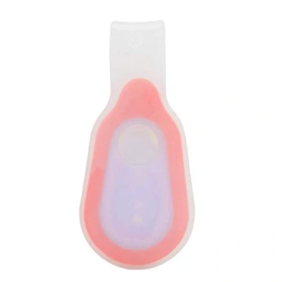 Image of Tbest Hands Free LED Flashlights Clip on Clothing,Silicone Gel Night Cycling Running Backpack Safety Warning Flash Light Lamp