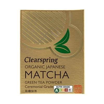 Image of Clearspring Organic Japanese Matcha Green Tea Powder Ceremonial Grade, 30g