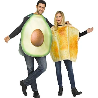 Image of Avocado &amp; Toast Fancy Dress Costume for Adults Standard