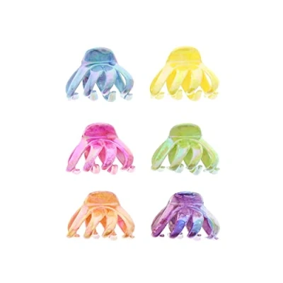 Image of Zac&#039;s Alter Ego 6 Pieces 4.2cm Hair Octopus Clamps/Bulldog Claw Clips