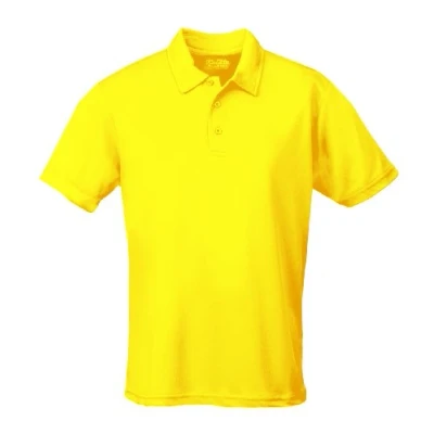 Image of AWD Just Cool Breathable Polo Shirt Sun Yellow L