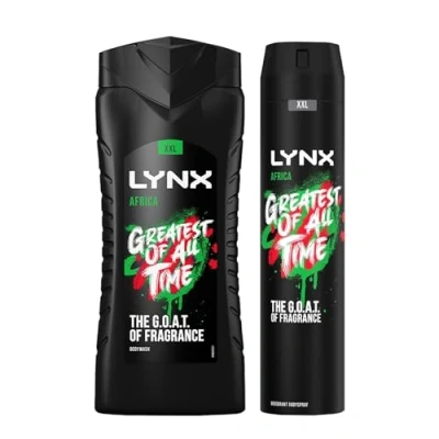 Image of Lynx 12 Hour Refreshing Africa Shower Gel, 500 with 48 Fresh Body Spray 250ml Leaving you Smelling great, Dermatologically Tested, Keep Irresistible!