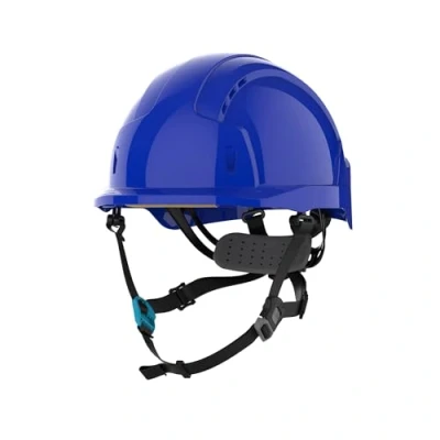 Image of JSP EVOLite Lightweight ABS Safety Helmet Skyworker Industrial Working At Height Blue (AJS260 000 500)