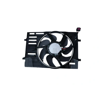 Image of 5Q0121203BT, 5Q0121203CS, 5Q0121203DD, 5Q0121203G Cooling fan NRF 470010 12V 400W with radiator shroud VOLKSWAGEN: Golf 7, T Roc
