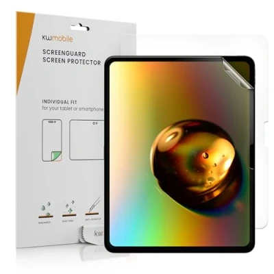 Image of kwmobile Screen Protector Compatible with Apple iPad Pro 13&quot; (2024) 2x Anti fingerprint Film Shield for Tablet