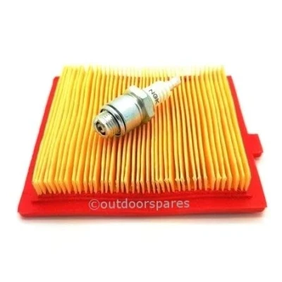Image of Genuine Mountfield RV150 / SV150 V35 Paper Air Filter &amp; NGK Plug Service kit