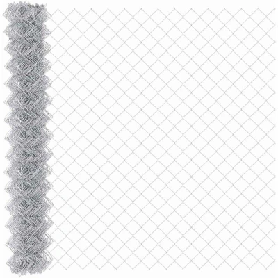 Image of vidaXL 1.5x10m Galvanized Steel Mesh Fence