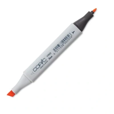 Image of Copic Classic Coloured Marker Pen (YR 02) Light Orange, For Art &amp; Crafts, Colouring, Graphics, Highlighter, Design, Anime, Professional Beginners, Supplies Colouring Books