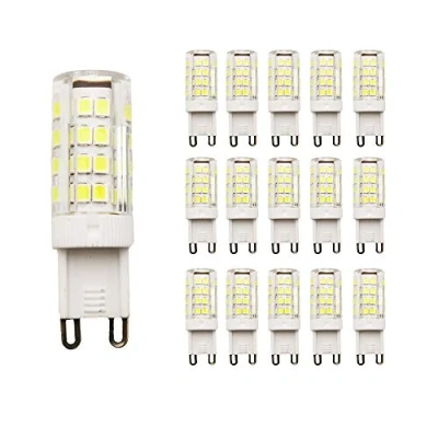 Image of 15 Pcs G9 LED Bulb 5 W AC 220 240 V Cool White 6000 K 51X2835 SMD with and Material
