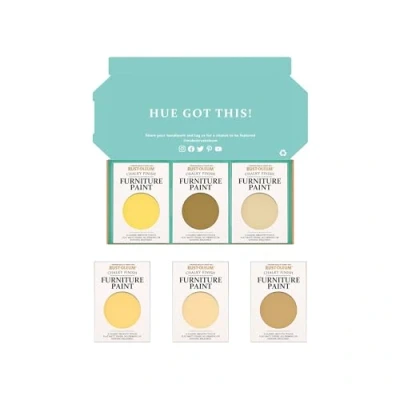 Image of Rust Oleum Furniture Paint in Chalky Finish Warming Yellows Tester Box