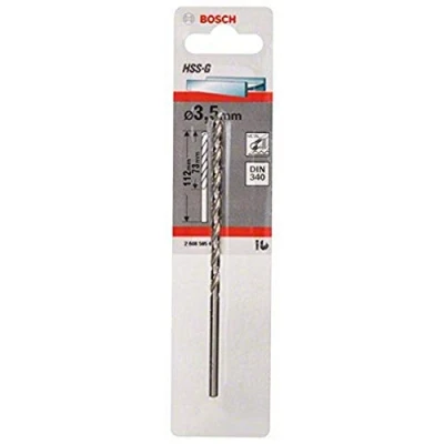 Image of Bosch Professional 1x HSS G Metal Drill Bit (for metal, Ø 3,5 mm, Robust Line, Accessory Driver)