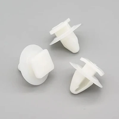 Image of VVO Fasteners White Plastic Windscreen Cowl/Scuttle Panel Clips for Fiat Punto, (Pack of 10)