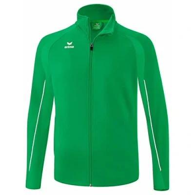 Image of Erima Liga Star Polyester Training Jacket, Emerald/White, 3XL