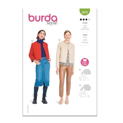 Image of Simplicity Patterns Paper Sewing Pattern 5870 8 18 (34 44)