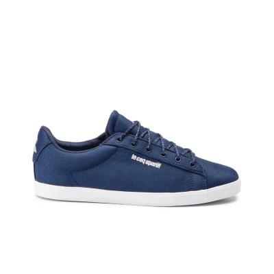 Image of Le Coq Sportif Women&#039;s Agate LO CVS/Metallic Trainers, Blue Dress Rose Gold, 5 UK