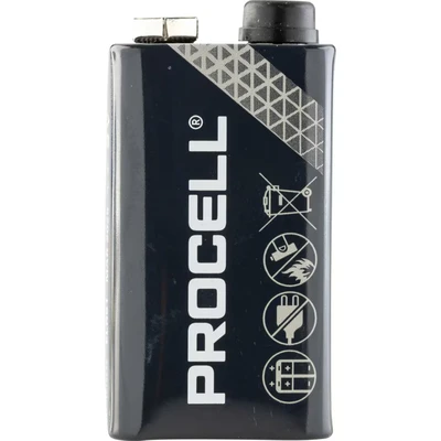 Image of Duracell Procell 9V Batteries, 10 Pack