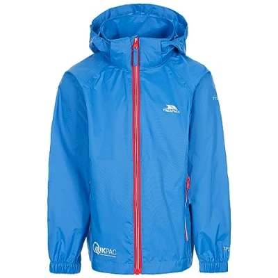 Image of Trespass Qikpac X Waterproof Packaway Jacket Raincoat For Girls &amp; Boys