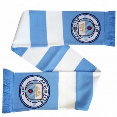 Image of Official Manchester City Crest Bar Scarf
