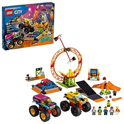 Image of LEGO City Stunt Show Arena 60295 Building Kit (668 Pieces), Multicolor, One Size
