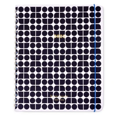 Image of Kate Spade New York 2025 Large Weekly &amp; Monthly Planner, 12 Month Soft Cover Agenda Dated January December 2025, Cute Planner with Stickers Spiral Binding (Noel)