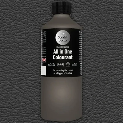 Image of Scratch Doctor All in One Leather Colourant for Mercedes Self Seal Dye Repair Paint Car Seats &amp; Interior (Anthracite 731)