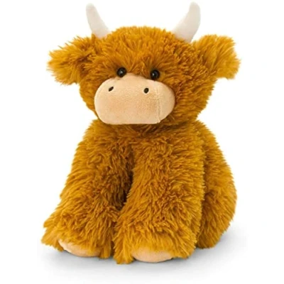 Image of Deluxe Paws Plush Cuddly Soft Eco Toys 100% Recycled (Highland Cow)