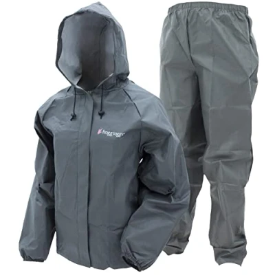 Image of FROGG TOGGS Women&#039;s Ultra Lite2 Waterproof Breathable Protective Rain Suit, Carbon, Large