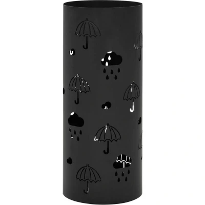 Image of vidaXL Umbrella Stand Umbrellas Steel Black