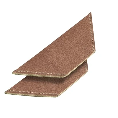 Image of Londo Genuine Leather Handmade Bookmark (Set of 2) (Mink, Triangle)