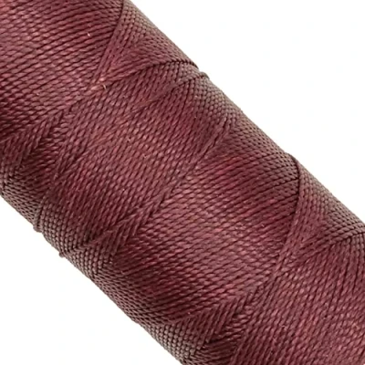 Image of Linhasita Waxed Thread 100 g / 170 m Polyester 1 mm Thick Macrame, 30 Colours Garnet Wine