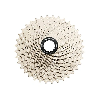 Image of Sunrace Unisex Adult CSMS1 1136T 10 Speed Cassette Silver, N/A