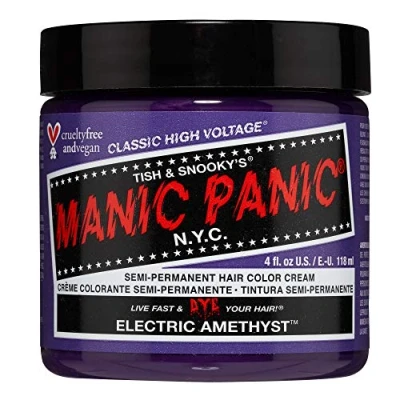 Image of Manic Panic Electric Amethyst Classic Creme Vegan Cruelty Free Purple Semi Permanent Hair Dye 1 x 118ml