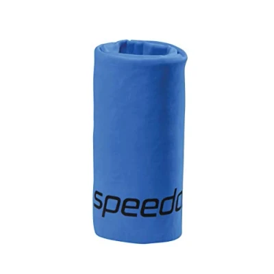 Image of Speedo Cotton Sports Towel, Blue, One Size