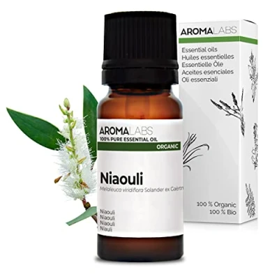 Image of BIO NIAOULI Essential Oil 10mL 100% Pure, Natural, Chemotyped and AB Certified AROMA LABS (French Brand)