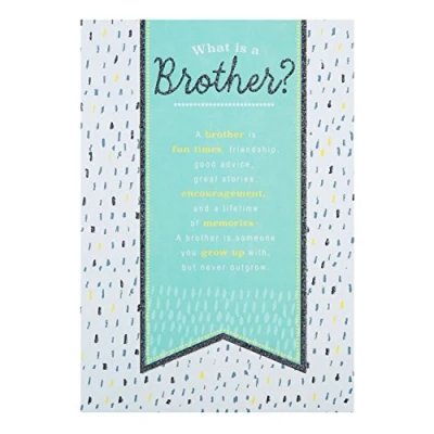 Image of Hallmark Brother Birthday Card &quot;With Love&quot; Medium