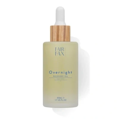 Image of Fairfax Skincare Overnight Recovery Oil Vegan &amp; Natural 50ml Hydrating Facial Face Serum Evening Primrose, Avocado Oil, Rosehip + Vitamins, Nourishing with Retinol