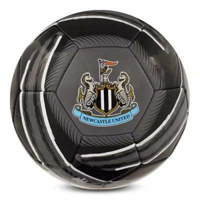 Image of Hy Pro Officially Licensed Newcastle United F.C. Cyclone Football Size 5, NUFC, Training, Match, Merchandise, Collectible For Kids and Adults