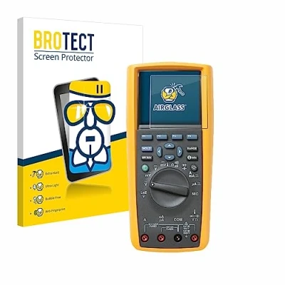 Image of brotect Glass Screen Protector Film compatible with Fluke MultiMeter 289 Foil 9H Protection [Scratch Resistant, High Clarity]