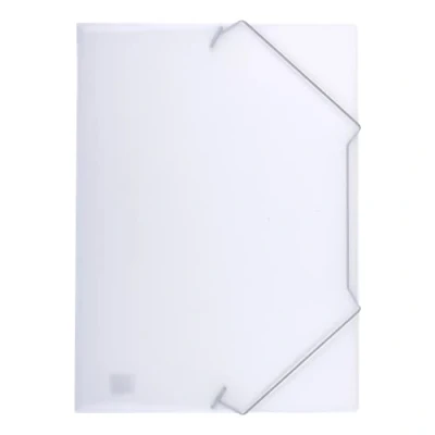 Image of Elba 33490FL A4 File Folder/Plastic with Elastic Closure / 0.05 mm Polypropylene/for Approximately 50 Sheets/Pack of 10 Transparent