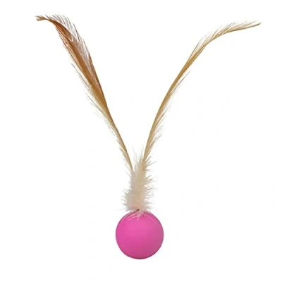 Image of jojobasec Dog Toy Kitten Rubber Ball 1inch Bouncy Puppy Dogs Chew Tumbler