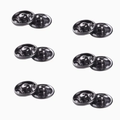 Image of Sew on Snap Buttons, 6 Sets Press Studs Snaps Fasteners Buttons for Clothes Purse Handbag Craft DIY Supplies 15mm