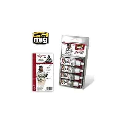 Image of Ammo Mig: Figures Set Winter Uniforms (4x17ml)