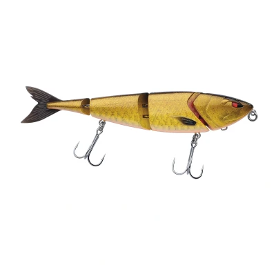 Image of Berkley Zilla Swimmer, Fishing Hook, Hard Lure, Slow Sinking 4 Piece Swimbait with extremely natural action Fusion 19 Treble Hooks Lead Free PredatorFishing, Pike, Unisex, Rudd, 15g 120mm