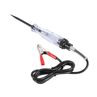 Image of Fydun Electrical Wire Circuit Tester 6V 12V 24V DC Auto Car Truck Voltage Test VoltMet Long Probe Pen Light Bulb 1pc